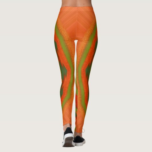 Leggings Orange Twirl (Dos)