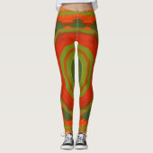 Leggings Orange Twirl (Devant)