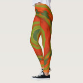 Leggings Orange Twirl (Gauche)