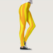 Leggings orange yellow sport women (Droite)