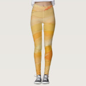 Leggings Orange | Zazzle_Growshop. (Devant)