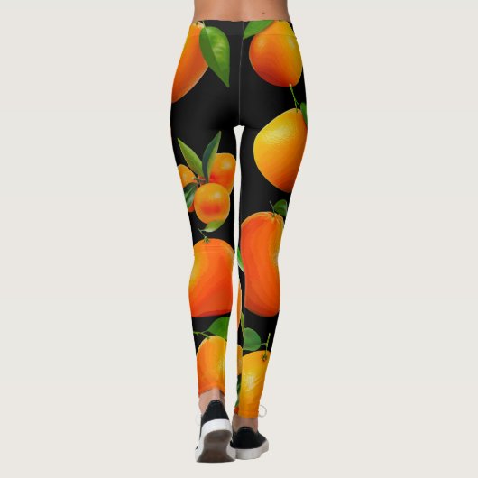 Leggings Oranges bissées au soleil (Dos)