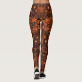 Leggings oranges en néon électrique - Cool (Dos)