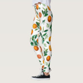 Leggings Oranges Fruits blancs | Légendes (Gauche)