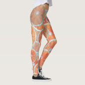 Leggings Oranges tropicales de fruits d'agrumes tranches de (Droite)