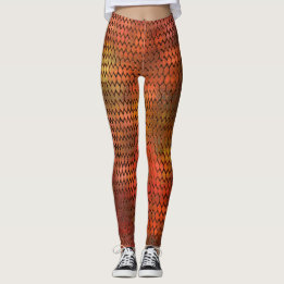 Leggings Oranje drakenschalen