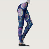 Leggings Orbes cosmiques bleues (Droite)