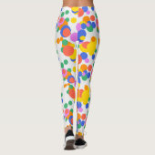 Leggings Orbite joueuse : Cercles Abstraits (Dos)