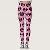 Leggings Orca Killer Whale Valentines Day (Devant)