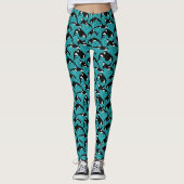 Leggings Orcas Killer Whales in the Ocean Patterned (Devant)