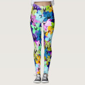 Leggings Orchid Extravaganza Watercolour (Devant)