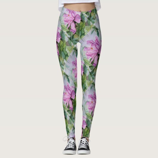 LEGGINGS ORCHID TROPICAL CHAUD | LÉGUMES FLORAUX (Devant)
