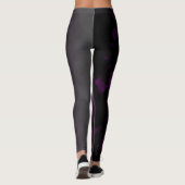 Leggings Orchidée fumeuse (Dos)