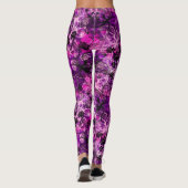 Leggings Orchidée tropicale hawaïenne de Wahine Lace (Dos)