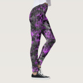 Leggings Orchidée tropicale hawaïenne de Wahine Lace (Droite)