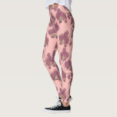 Leggings Orchidées phalaenopsis fleurs p (Gauche)