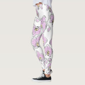 Leggings Orchidées phalaenopsis fleurs p (Gauche)