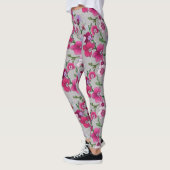 Leggings Orchidées roses en fleur (Gauche)