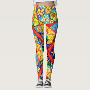 Leggings ordre Abstrait