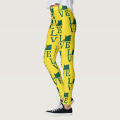 Leggings Oregon LOVE Green (Gauche)