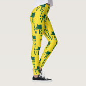 Leggings Oregon LOVE Green (Droite)