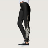 Leggings Oreilles Guêtre-Naturelles de crâne de sucre de (Gauche)
