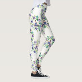 Leggings Organic Floral Mandalas Seamless Pattern (Droite)