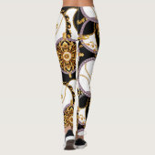 Leggings Orge baroque et blanc italien (Dos)