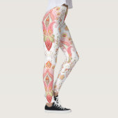 Leggings Oriental Flair : Damask Peacock Paisley (Droite)