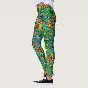 Leggings Oriental Motif Aquarelle V + vos idées