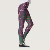 Leggings Origami Chintz (L) Dusty Purple Vert Brown (Droite)