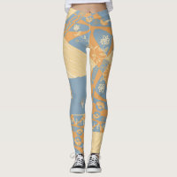 Origami Chintz (L) Gris gris gris orange moyen