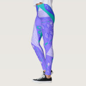 Leggings Origami Chintz (L) Lavande Menthe blanche (Gauche)