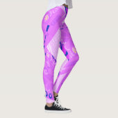 Leggings Origami Chintz (L) Magenta Navy (Droite)