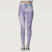 Leggings Origami Chintz (L) Périwinkle Grey Turquoise (Devant)