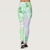 Leggings Origami Chintz (L) Vert Turquoise rose Lilac (Dos)