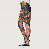 Leggings Ornate Paisley : Élégant Motif sans joint. (Gauche)