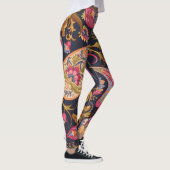 Leggings Ornate Paisley : Élégant Motif sans joint. (Droite)