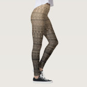 Leggings Ornement ethnique Brown (Droite)