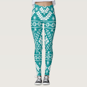 Leggings Ornement Ethnique Folk Ukrainien