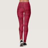 Leggings Ornement rouge (Dos)