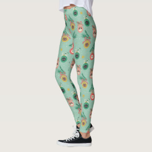 Leggings Ornements de chats sur Motif d'arbre