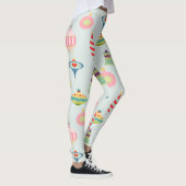 Leggings Ornements de Noël rétro | Mid Century Moderne (Droite)