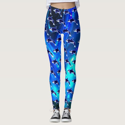 Leggings Orque cosmique (Devant)