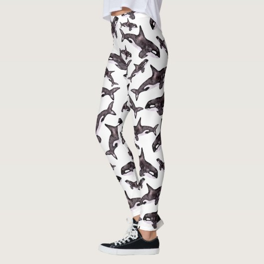 Leggings Orque d'aquarelle (Gauche)