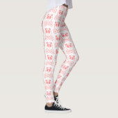 Leggings Os croisé Panda - Rose (Droite)