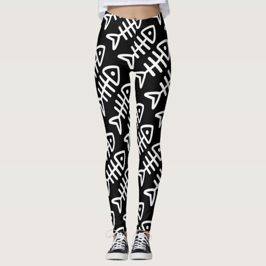 Leggings Os de poissons (Devant)