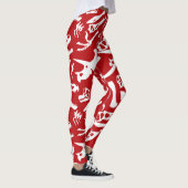 Leggings Os Dinosaures (Rouge) (Droite)