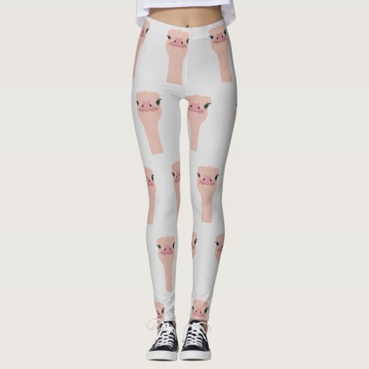 Leggings Ostrich drôle (Devant)