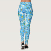 Leggings Oublie-moi pas l'aquarelle (Dos)